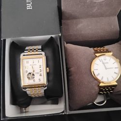 2 Bulova Watches 
