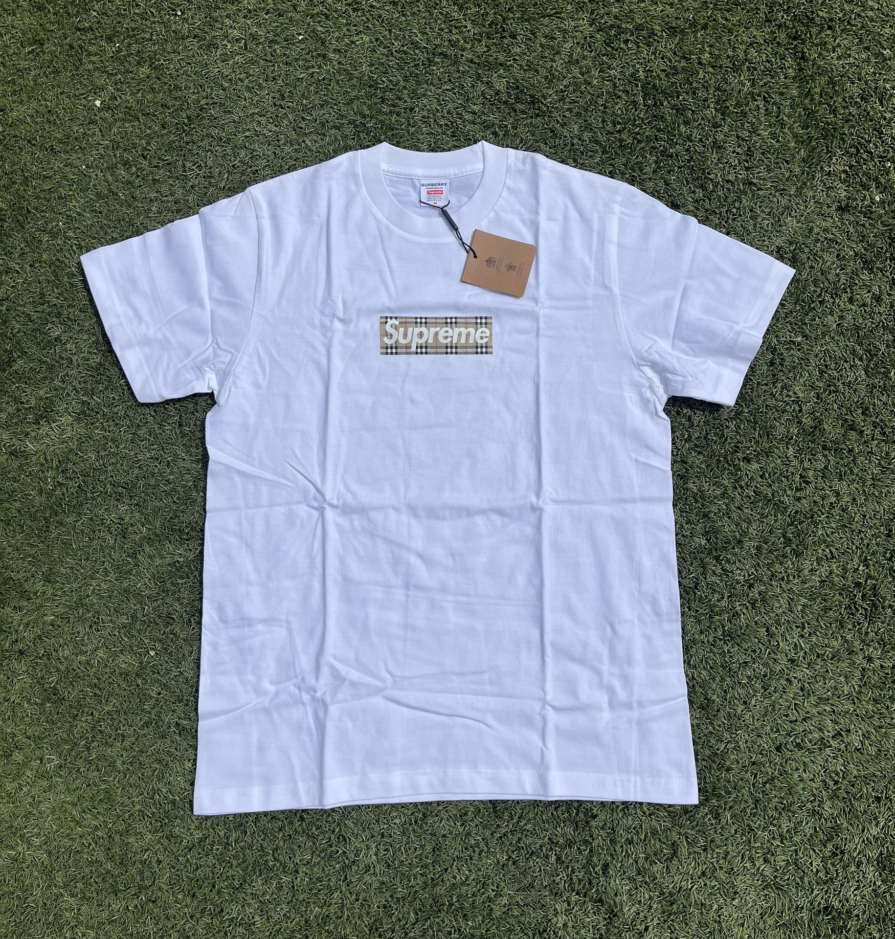 Supreme X Burberry Box Logo Tee