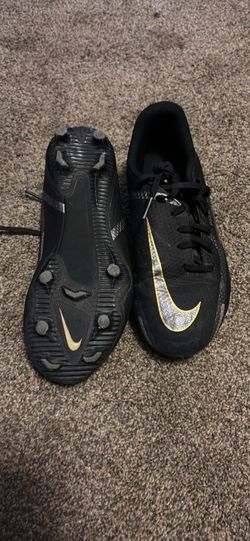 Nike Phantom GT2 Academy Kids Soccer Cleats Black/Gold
