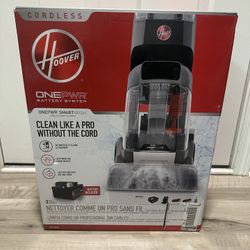 Hoover Cordless Carpet Cleaner W/ Battery
