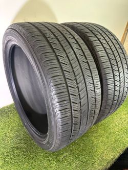 V191   275 40 21 107W   Yokohama Geolandar X-CV G057  - 2 Used Tires 80% Life 