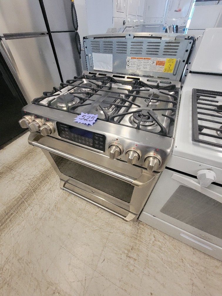 Ge Slide-in Gas Range Used Good Condition With 90day's Warranty 