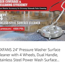 24" Pressure Washer Surface Cleaner Fixfans