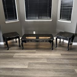 Vintage Style Living Room Coffee Tables Set