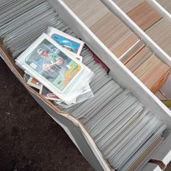 I Have About 10,000 Cards I Haven't Gone Through Yet I Have Sets Of Baseball From 80s As Well Basketball and Hockey 🏒