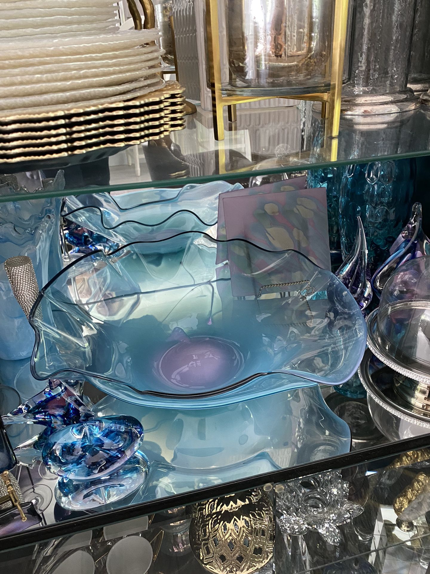 Blown Glass Dish