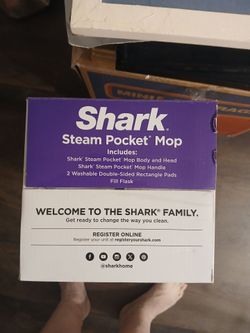 Shark pocket steam mop new