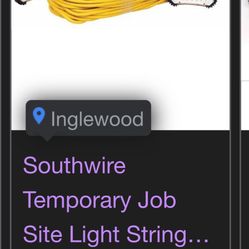 100ft Jobsite String Lights.