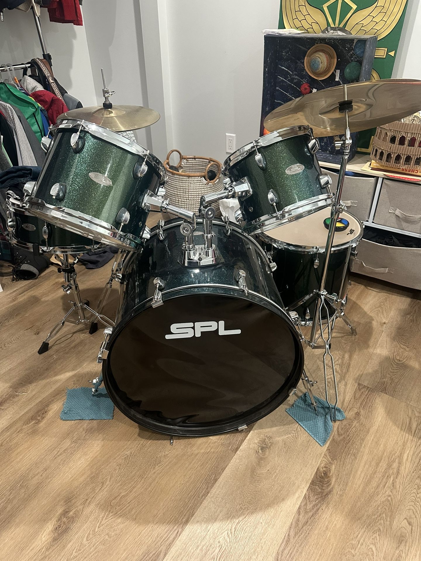 SPL Full Drum Set – Needs a Few Pieces – Great Starter Kit!