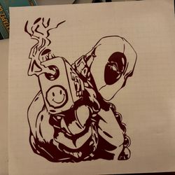 Deadpool Window Decal 