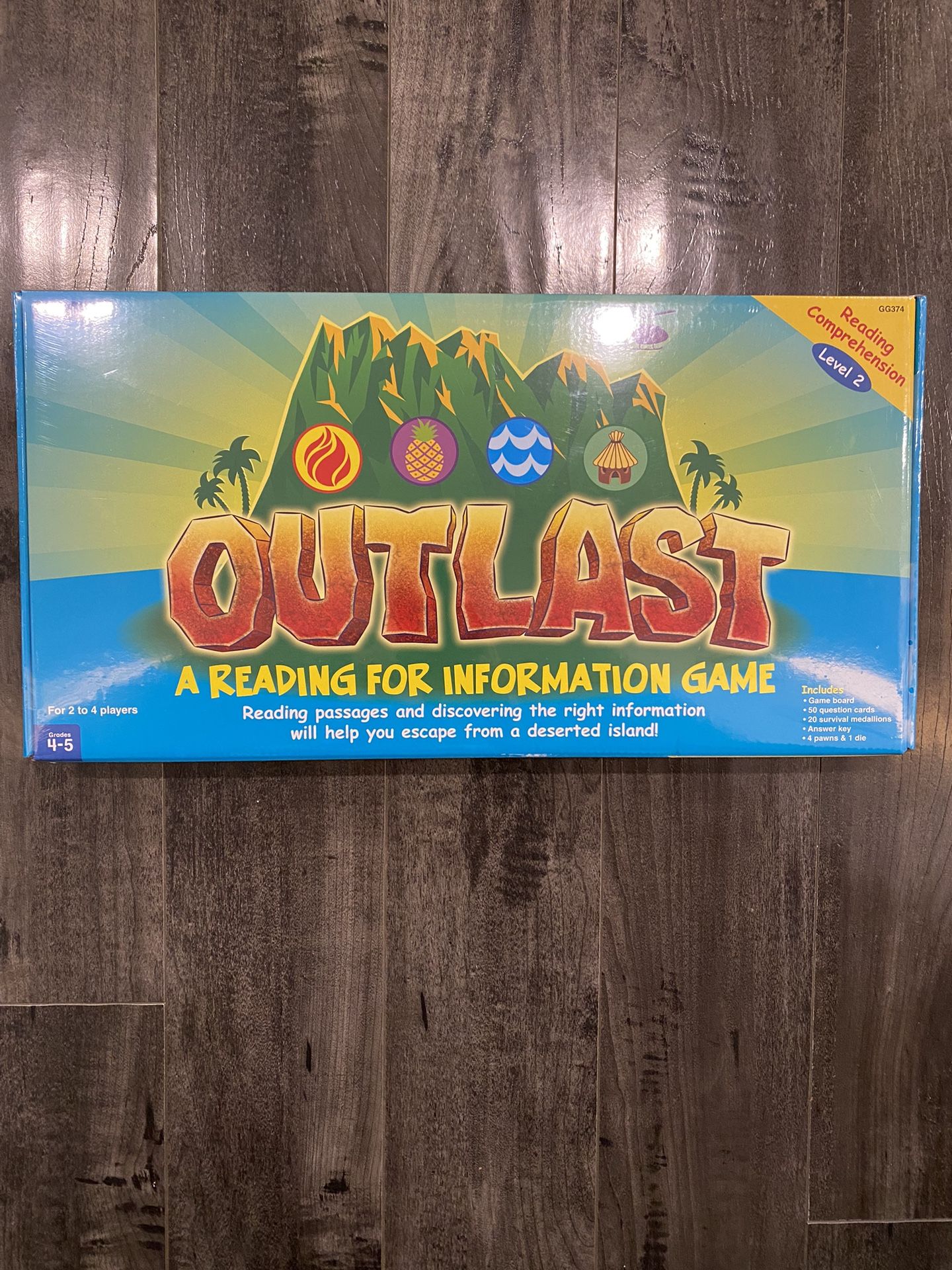 NEW Shrink Wrapped Lakeshore Boardgame Outlast: Reading for Information Game