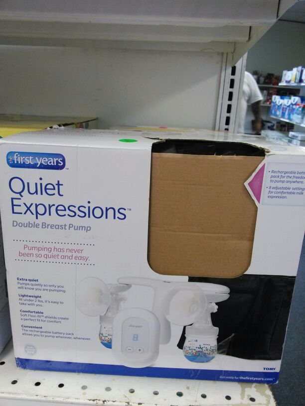 QUIET EXPRESSIONS DOUBLE BREASTPUMP.