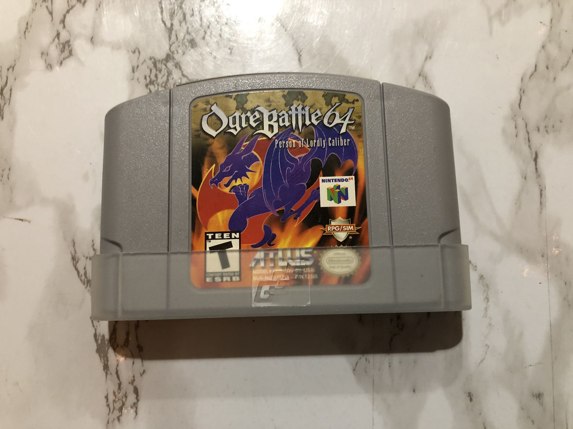 Nintendo 64 N64 game Ogre Battle 64
