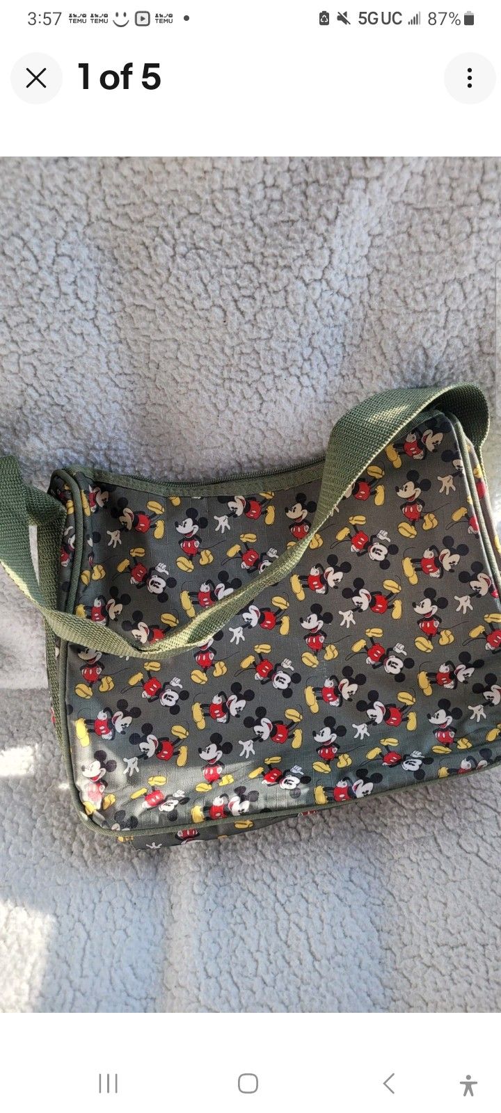 Disney Mickey Mouse Over Shoulder