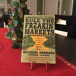 Rule The freaking markets Wall Street journal stock market book by Michael Parness
