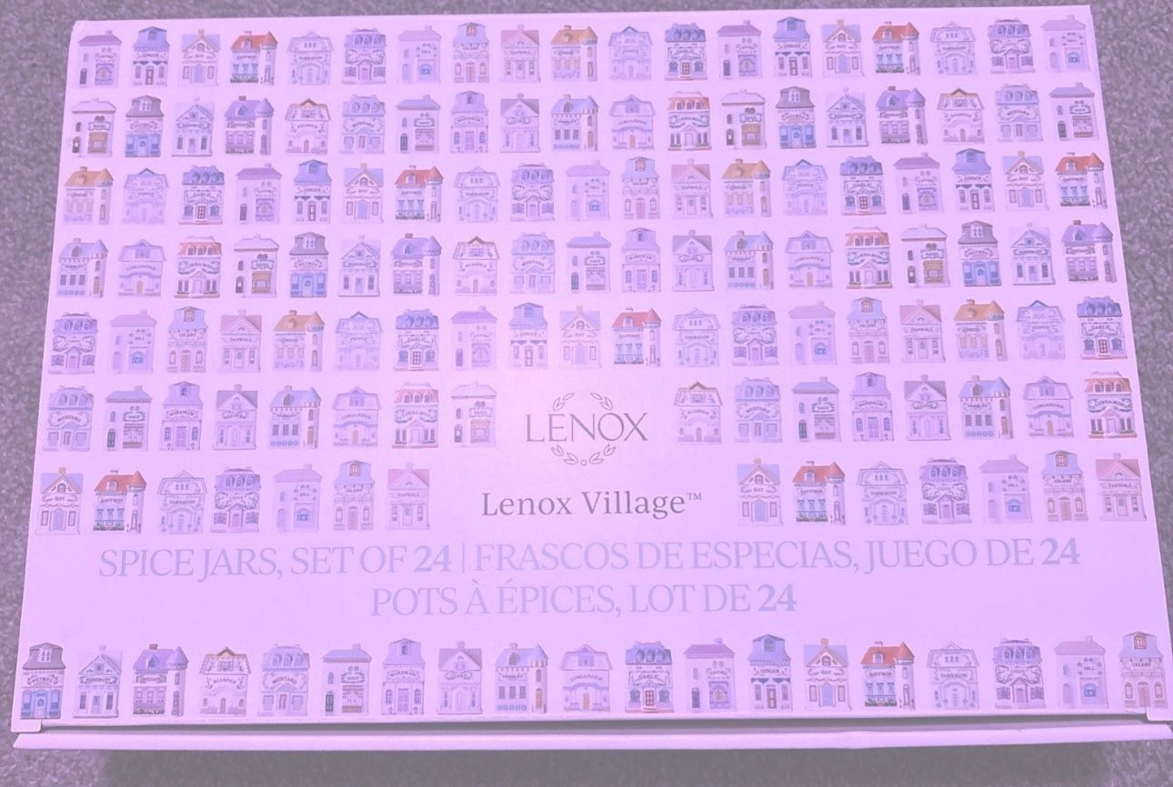 Lenox Spice Village Complete 24 piece set