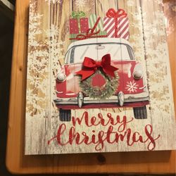 Hanging Christmas Old Time Car