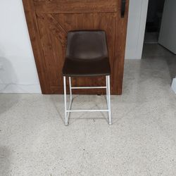 Leather Stool Chair
