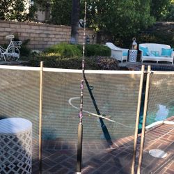 Calstar GRAFIGHTER GF7465ML 6’6” 40-80lb Conventional Fishing Rod-GREAT FOR TUNA!!