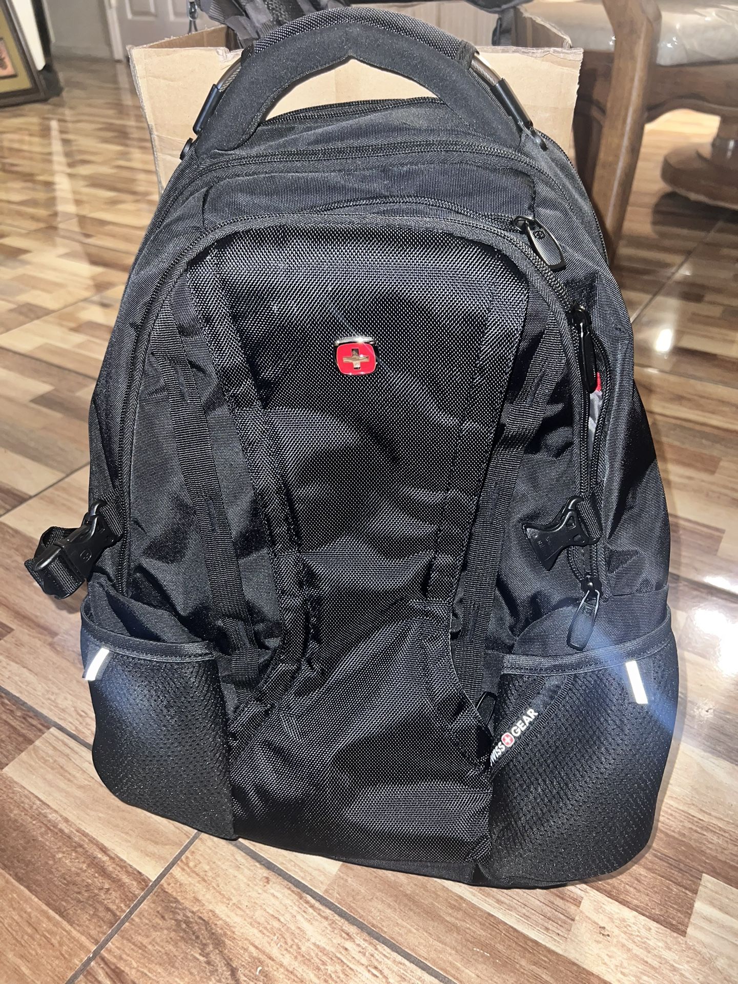 3 Swiss Gear Backpacks And 1 Outdoor Back Pack All New 