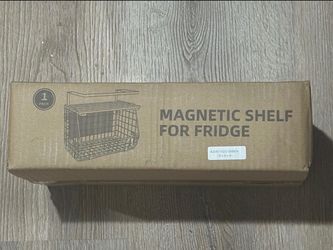 🧲 Magnetic Fridge Storage Shelf & Produce Basket