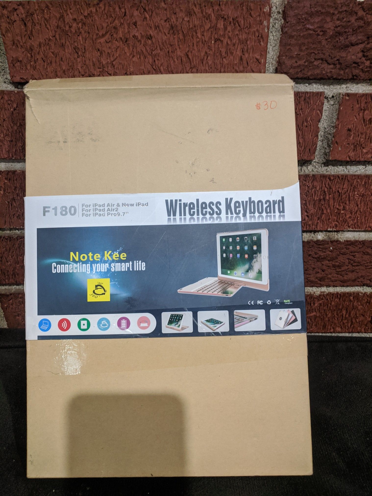 Wireless keyboard for iPad air, air2,pro9.7