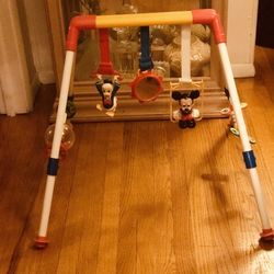 Vintage Illco Jim Henson Mickey Mouse, Donald Duck and Sesame Street Baby Gym Please View Pics And Read Description 