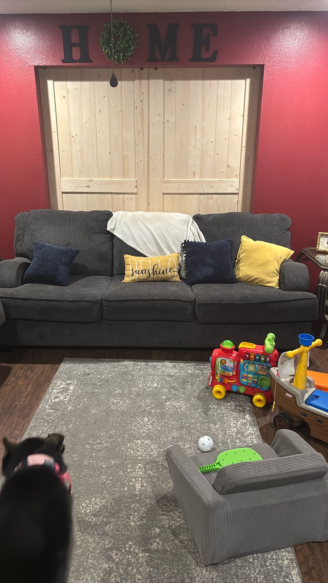 couch and love seat two piece