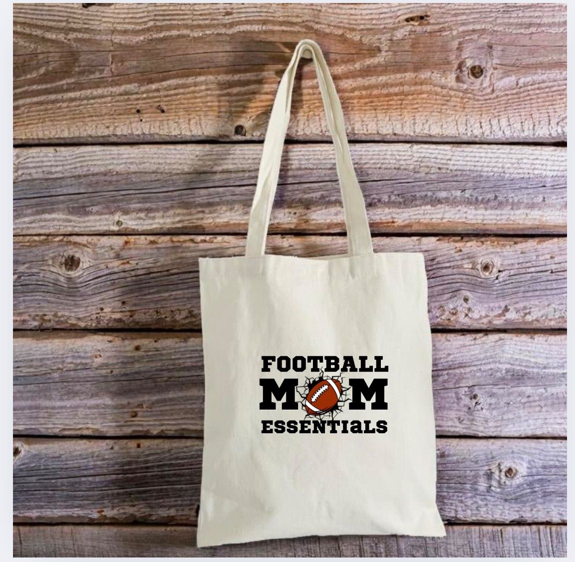 Football Mom Tote Bag