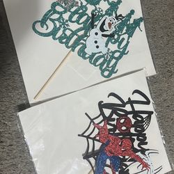 Birthday  cake signs
