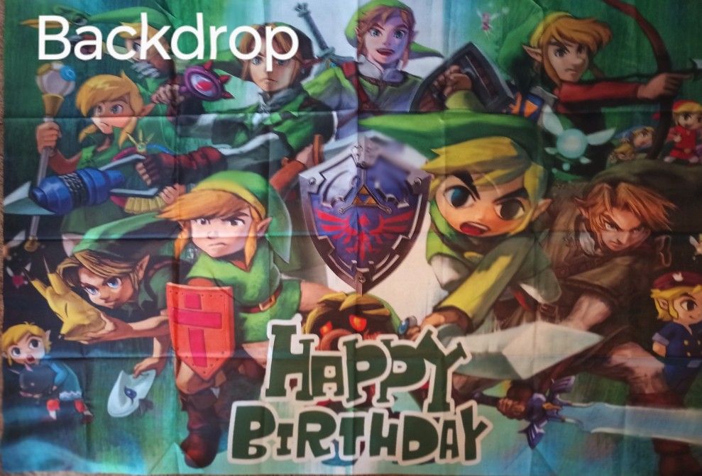 Legend Of Zelda Birthday Party Decorations