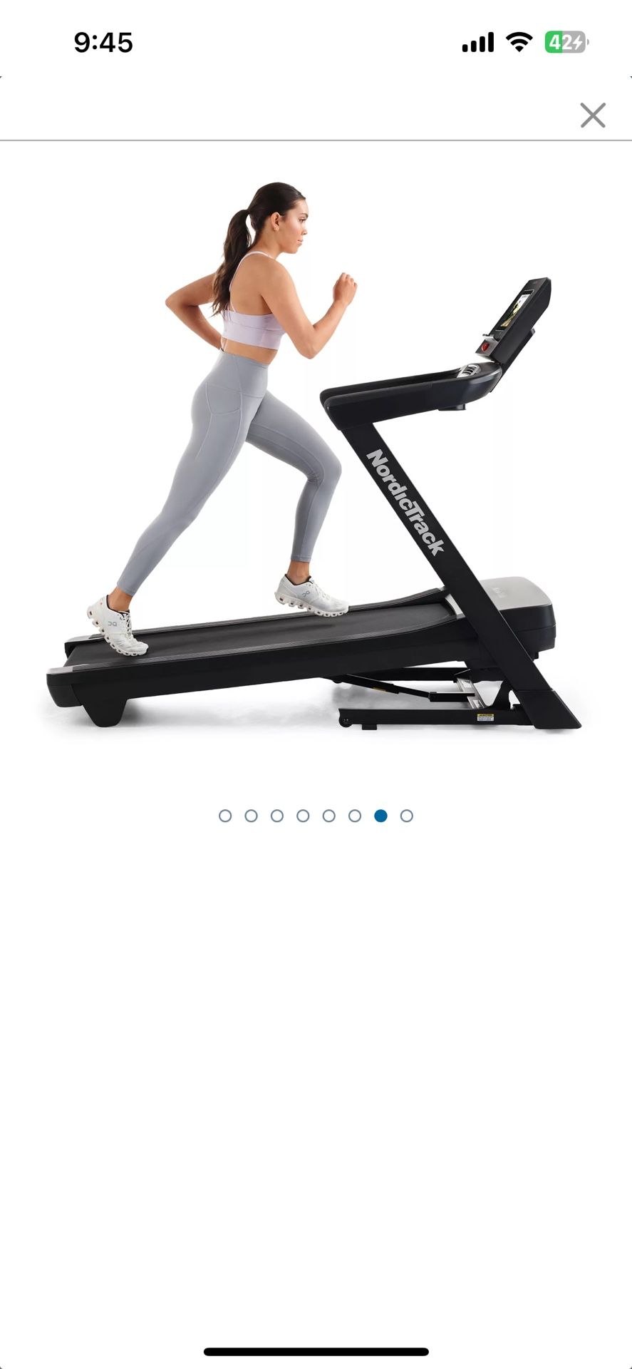NORDICTRACK EXP 10i TREADMILL, Assembled, $1,000 / OBO