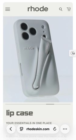 Brand new Rhode iPhone 17 pro max case (grey)