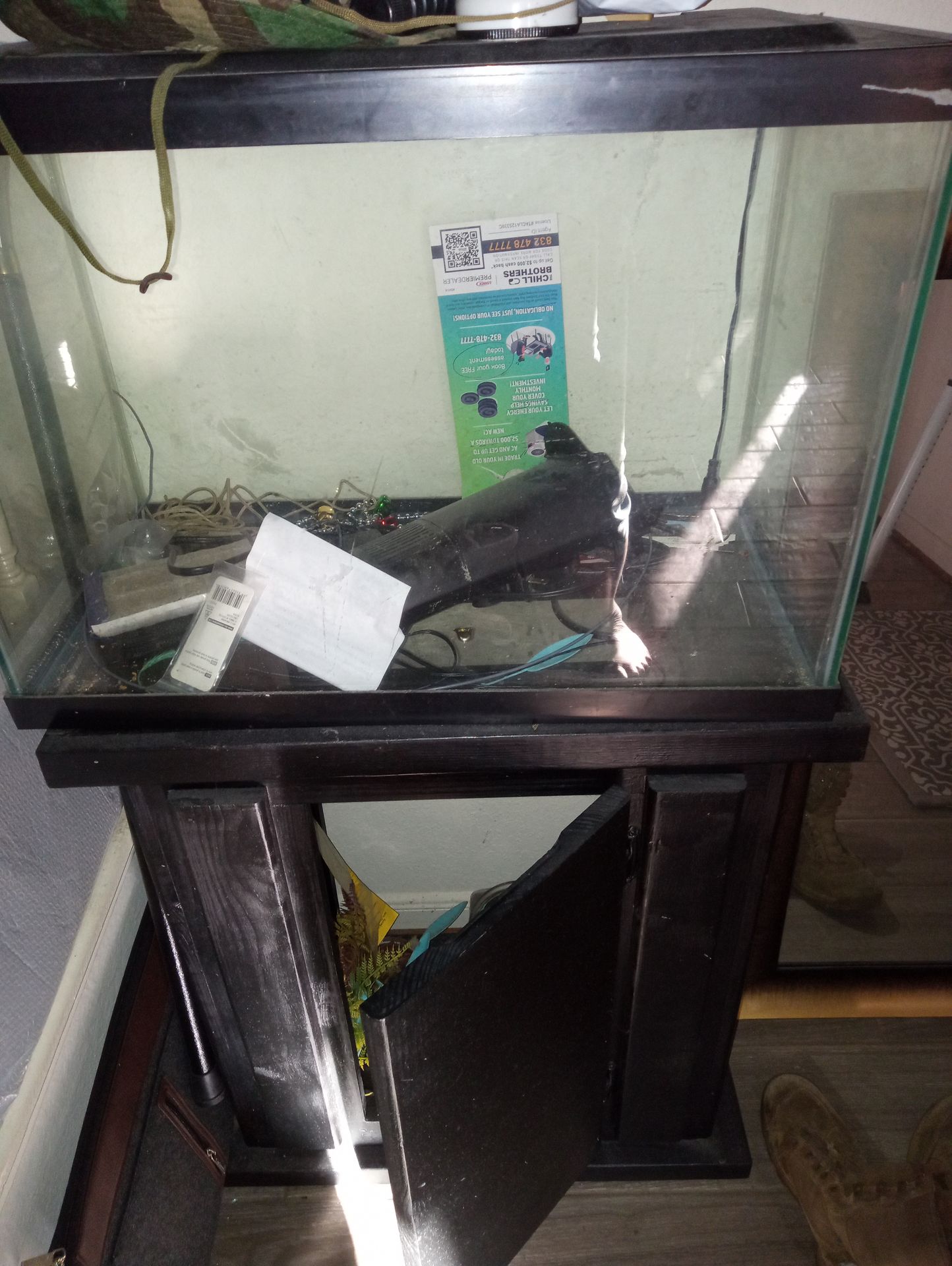 20 gallon fish tank with stand