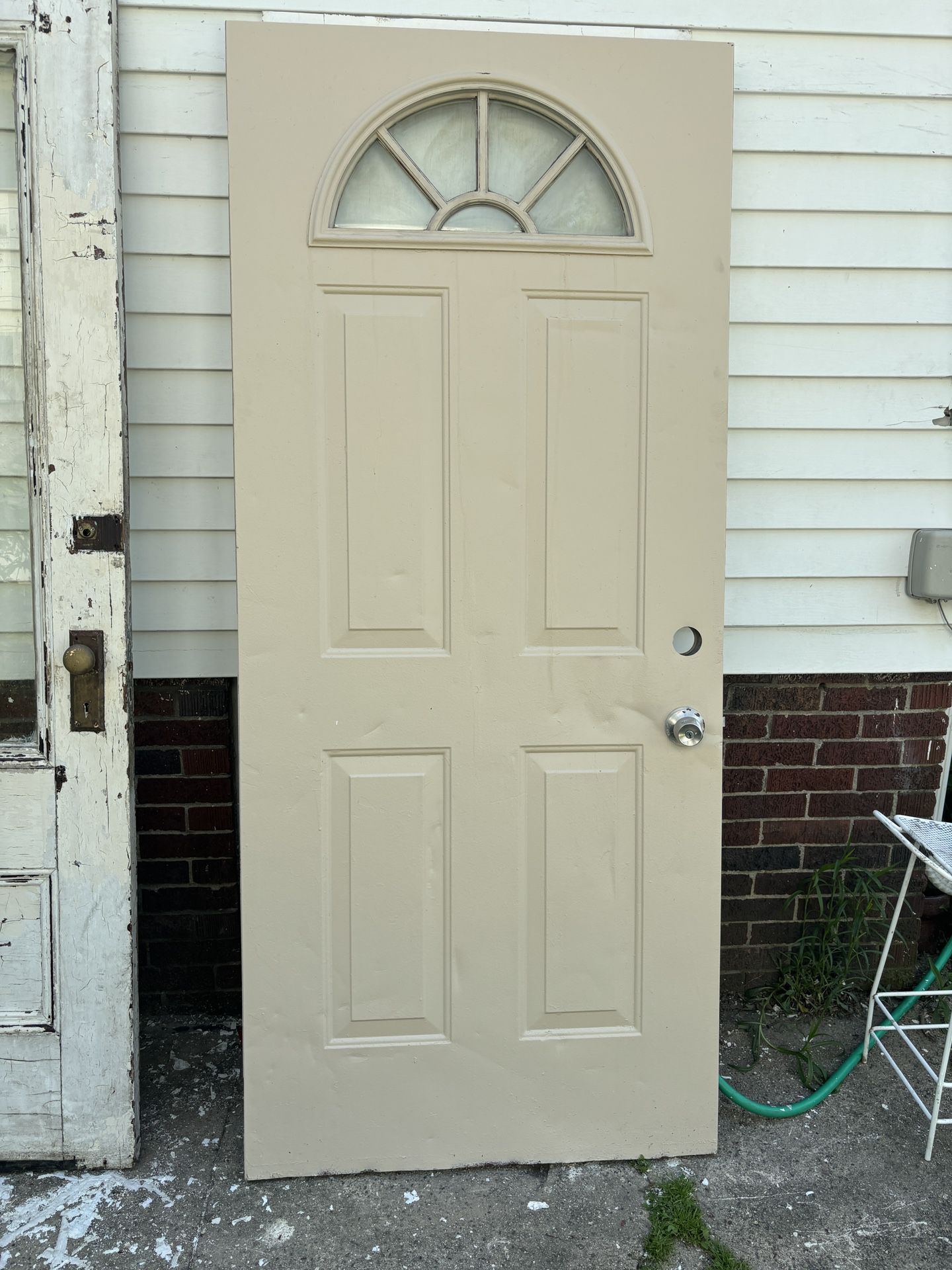 Exterior Steel Door 34 1/2”. X 80