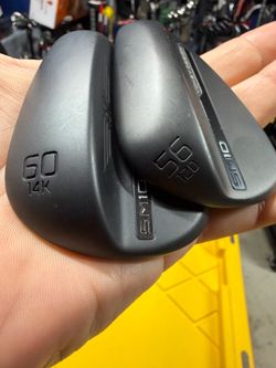 Set Of 2 Titleist  Vokey SM10 Jet Black Wedge 56 & 60 New