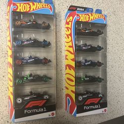 Hot Wheels F1 5 Packs