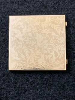 Vintage pocket mirror photo frame