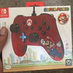 Nintendo Switch Mario Theme Controller (unused)