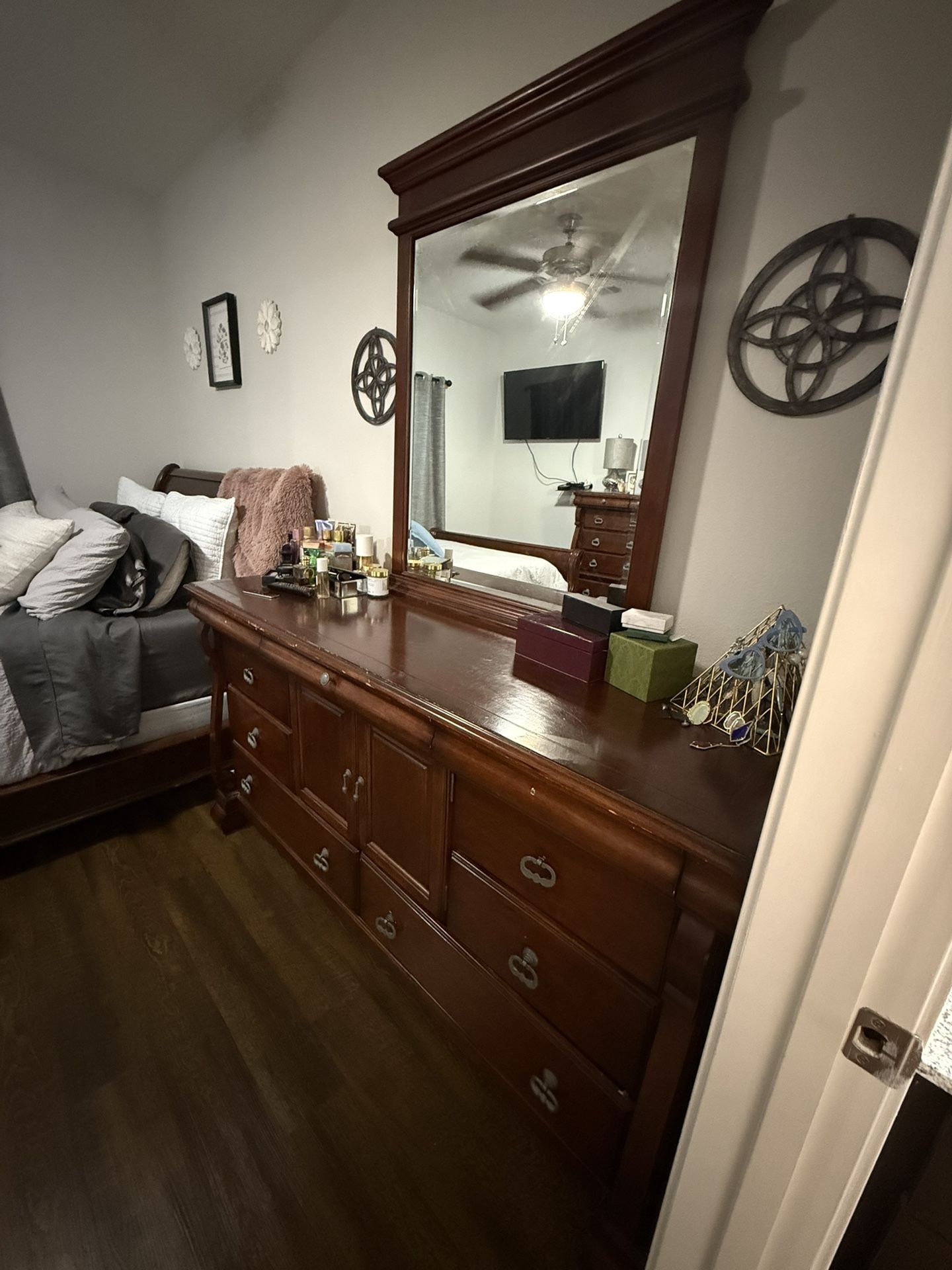 Queen Bedroom Set Solid Wood 