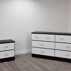 Dresser and 1 Nightstand ⚜️ Cómoda y Mesita de Noche 🚚