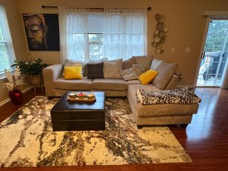 Modular l shaped sectional couch