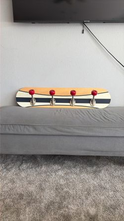 Skateboard Coat Rack