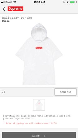 Supreme poncho