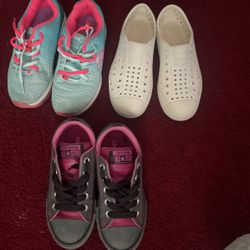 CONVERSE,NATIVES,SKETCHERS SIZE 