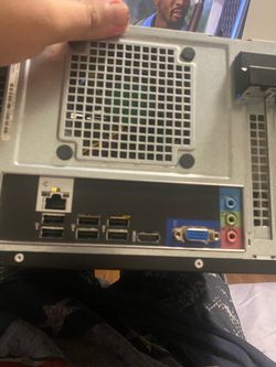 Desktop PC Tower Back Panel