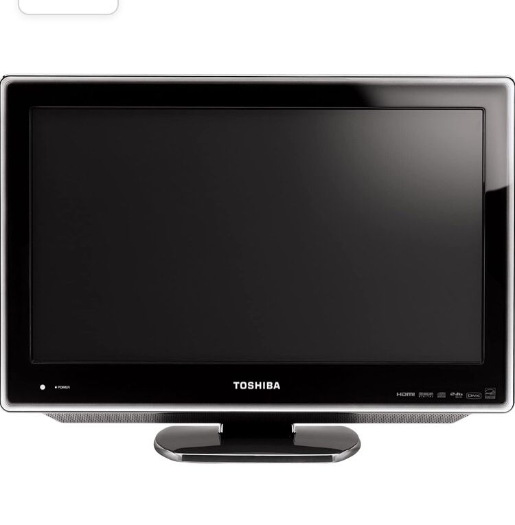Toshiba TV (22”) w/ built in DVD player plus remote