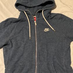 Nike Fleece Zip Up Hoodie Sz S Unisex
