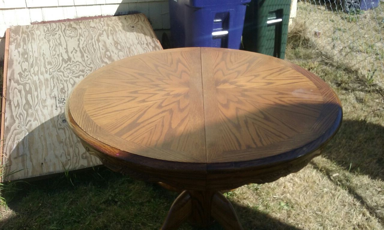 Original Shin Lee Solid Oak Dining Table