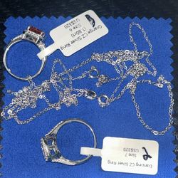 .925 Silver Jewelry Lot 
